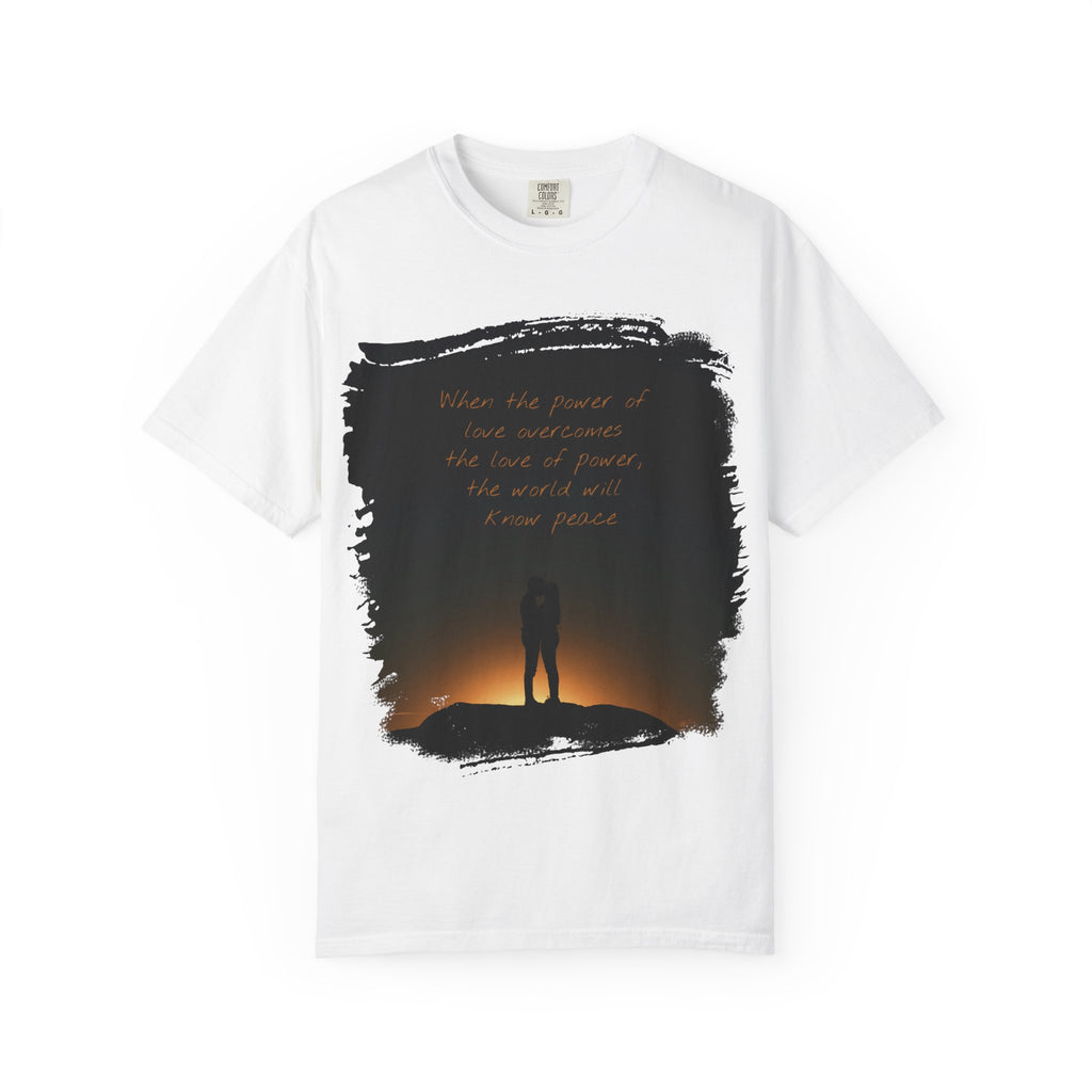 "When the power of love overcomes"