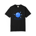 Printify Thursday ruled by Jupiter T-shirt featuring celestial print with planetary design on soft fabric.