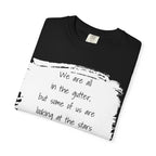 "We are all in the gutter, but some of us are looking at the stars"