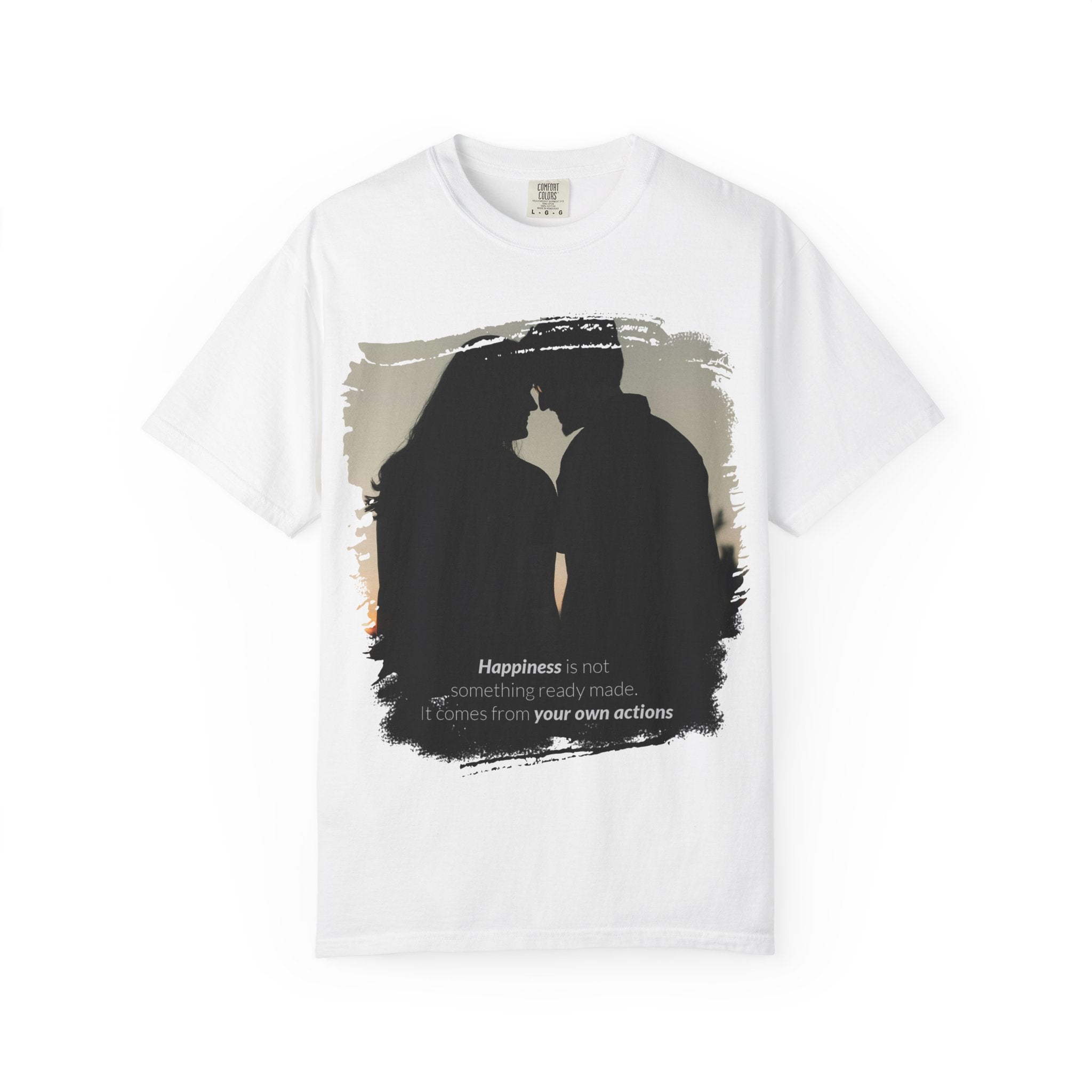 "Happiness is not something ready made"