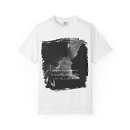 Black Printify T-shirt with the quote "Respect was invented to cover the empty place where love should be" printed on the front.