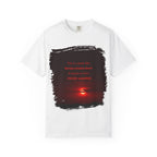 Printify T-Shirt with "Having a broken heart" quote, featuring a distressed heart design on soft fabric.