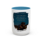 "You don't love somebody because they are perfect" - Mug