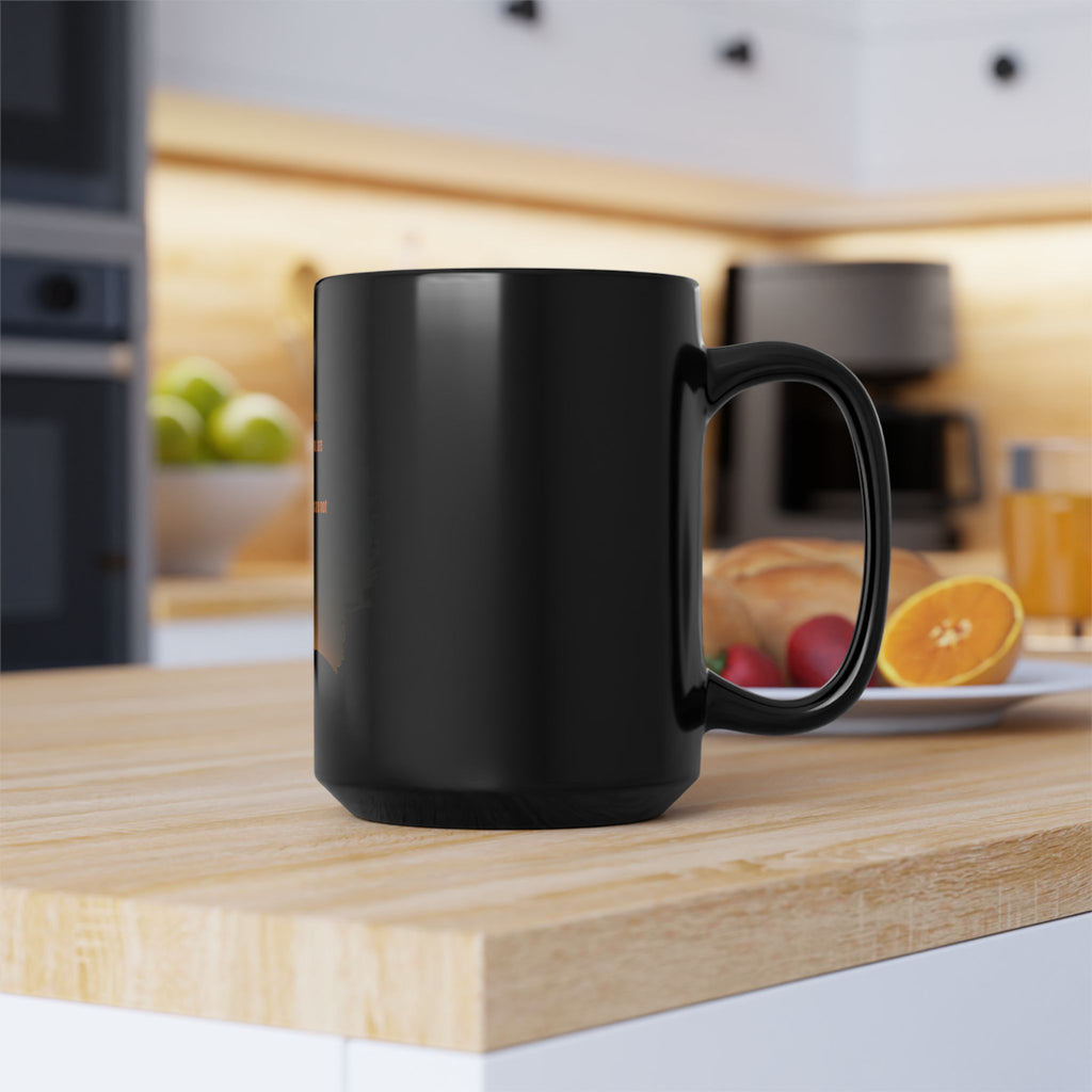 Black ceramic mug featuring the quote "It is better to be hated for what you are than to be loved for what you are not" in white print.