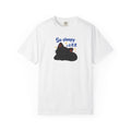 Black cat T-shirt by Printify featuring a cozy So Sleepy design, shown on a soft fabric T-shirt.