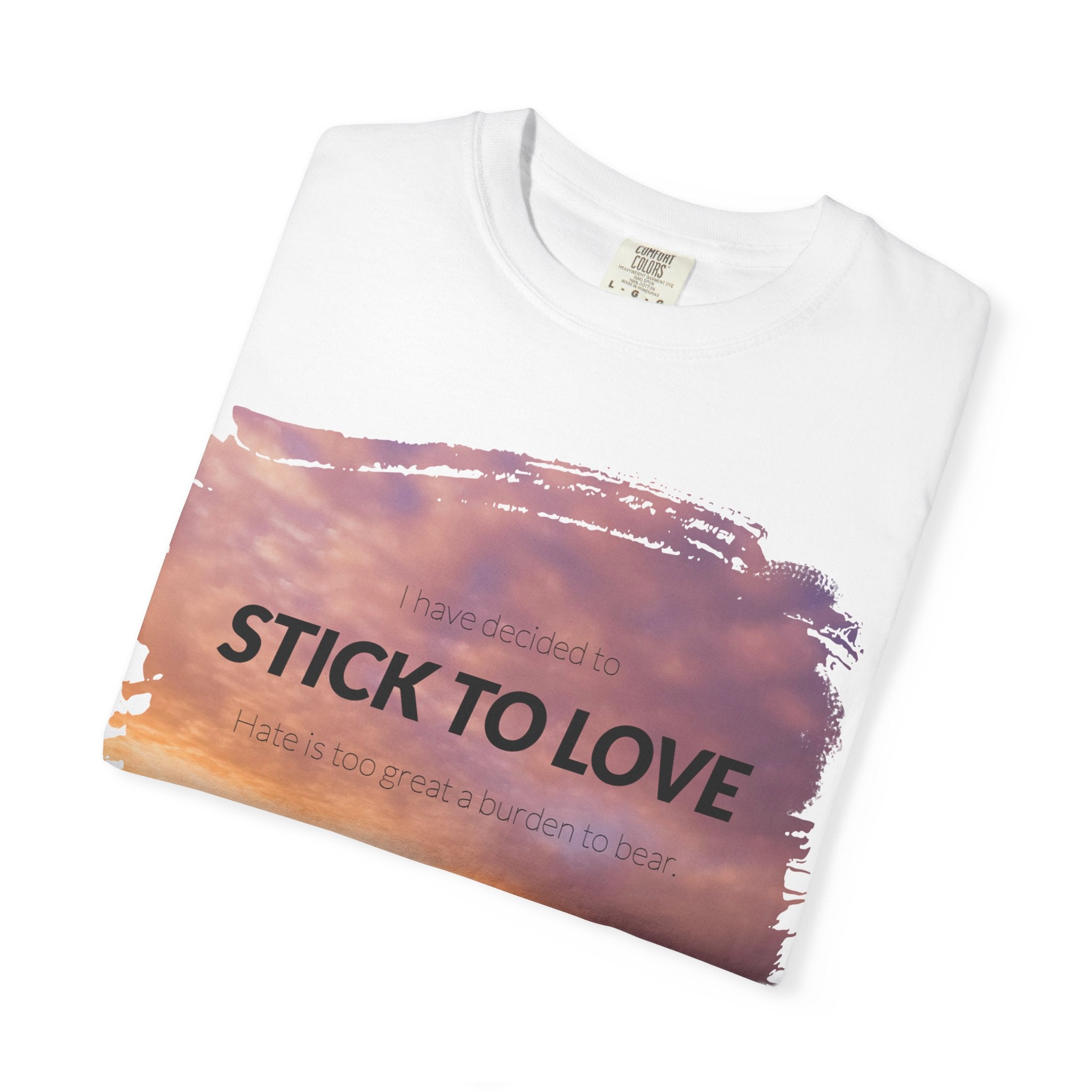 "I've decided to stick to love"